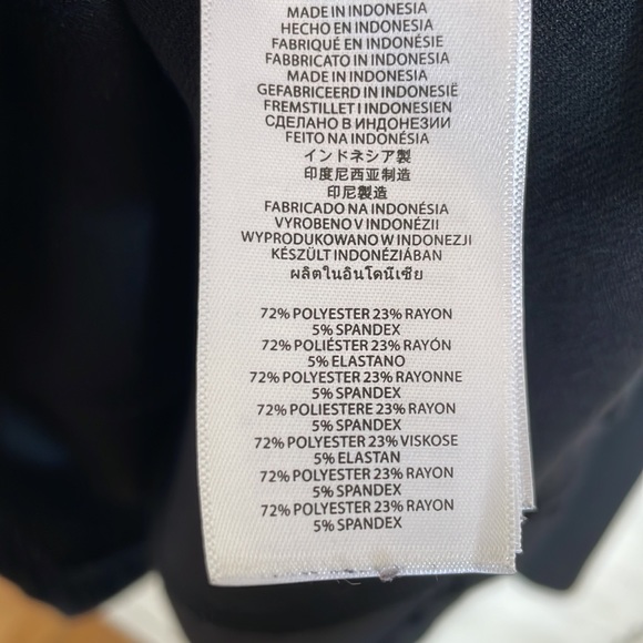 MICHAEL KORS Black Sleeveless Zipper Front Bodycon Dress, Size Medium - Picture 8 of 8